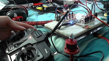 BEng Major Project Quadcopter - Transmitter Input to ESC Output Test
