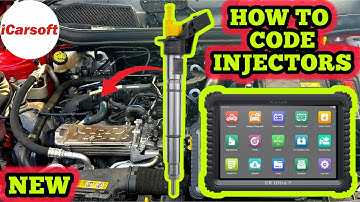 How To Code Diesel Injectors Using ALL NEW icarsoft CR ULTRA P OBD2 Bluetooth - How To Fix - DIY