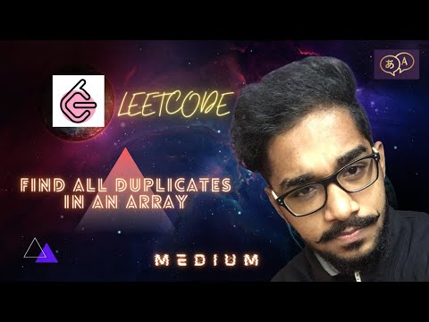 Leetcode Problems -  Find All Duplicates in an Array [Medium] (Tamil)