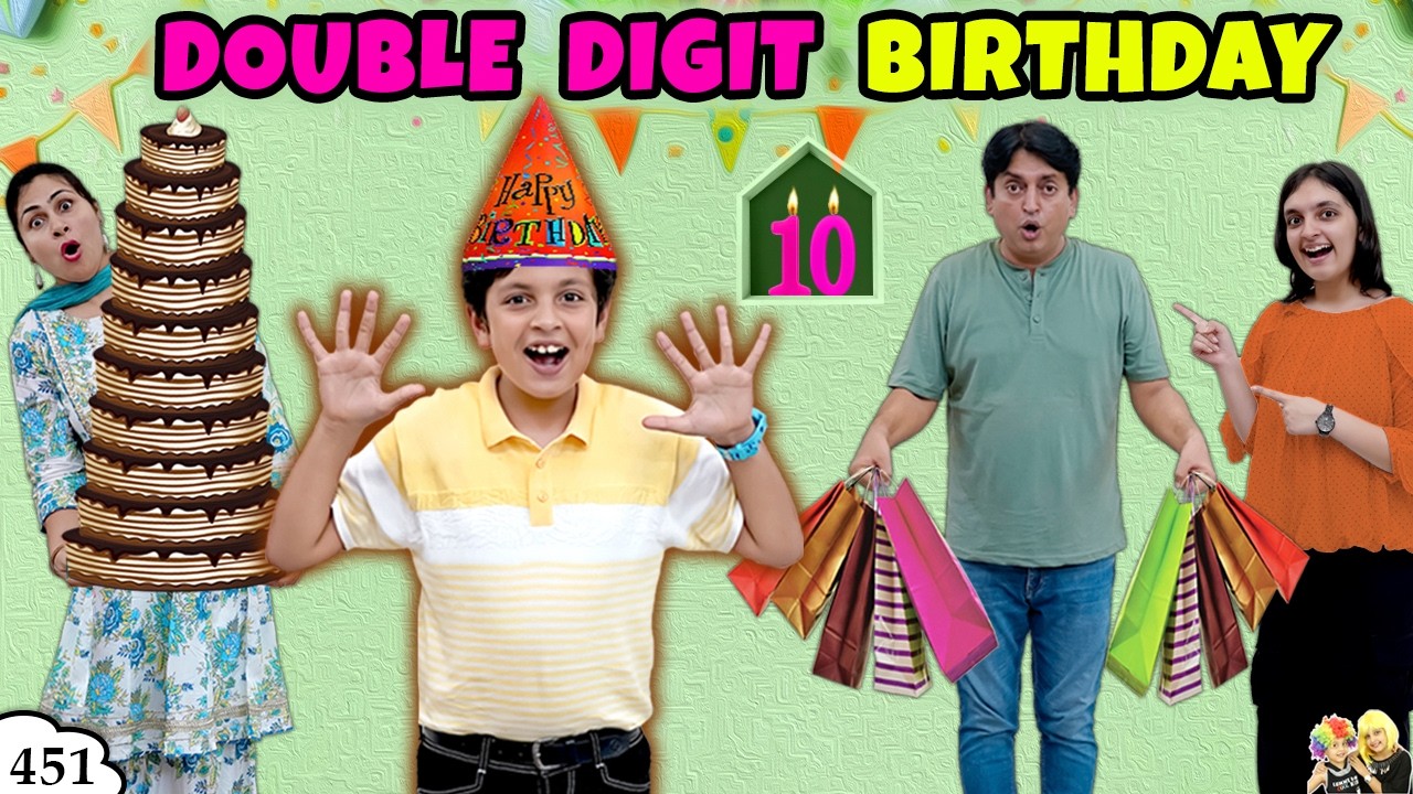 DOUBLE DIGIT BIRTHDAY CELEBRATION | Aayu ka Birthday Short Movie | Aayu and Pihu Show