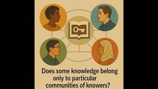 Thumbnail for 14 - Does some knowlege belong only to particular communities of knowers?