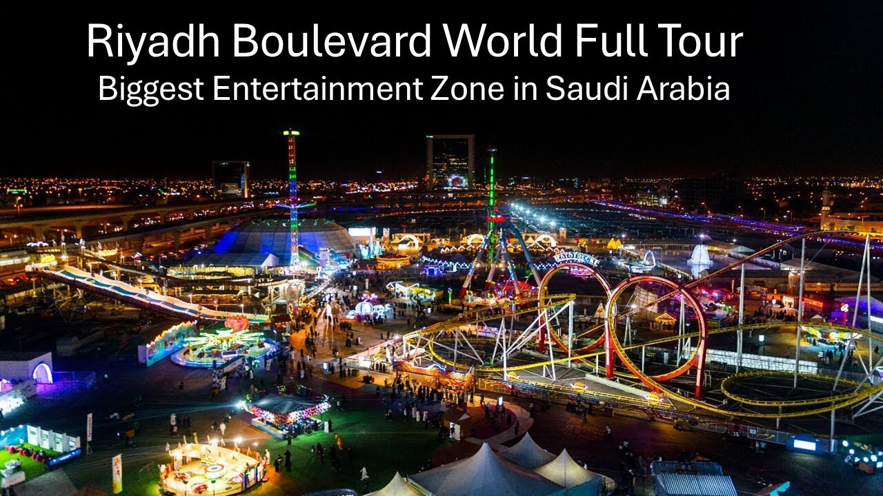 Riyadh Boulevard World Full Tour | Biggest Entertainment Zone in Saudi Arabia