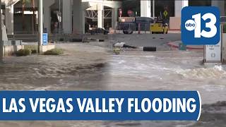 [RAW VIDEO] Flood waters behind The LINQ in Las Vegas