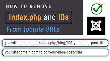 How to Remove index.php & Number IDs from URLs in Joomla 3 - Enable Search Engine Friendly URLs