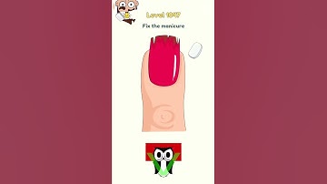 inavb DOP 2 Level 1047 Fix the Manicure | Delete One Part Gameplay Solution #shorts #DOP2