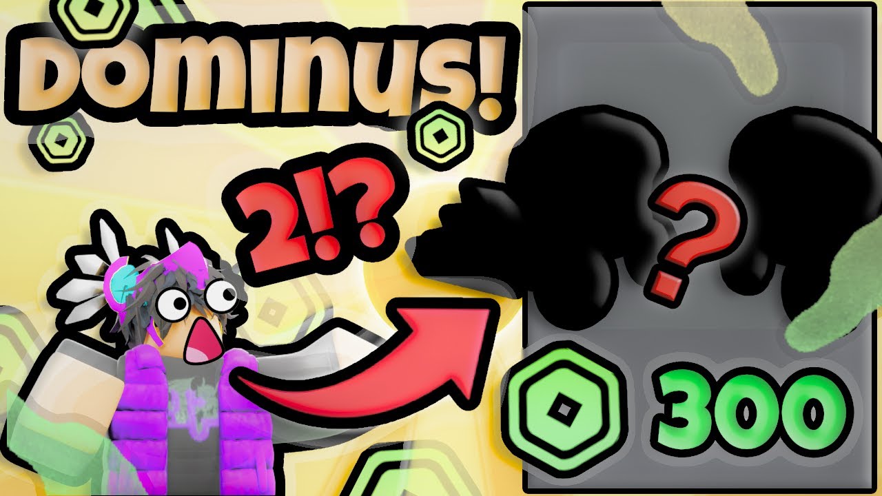 TRYING A *TOY* CODE TO GET DOMINUS FOR FREE ON ROBLOX! (NEW GLITCH