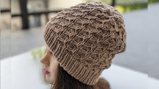 Swivel Knit Winter Hat by Crazy Hands Knitting & Crochet 812 views 2 months ago 37 minutes