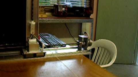 4 Axis CNC foam cutter test-run