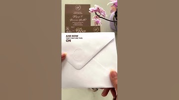 Make Your Own Custom Embosser for Invitations! 💌 #DIY #WeddingIdeas