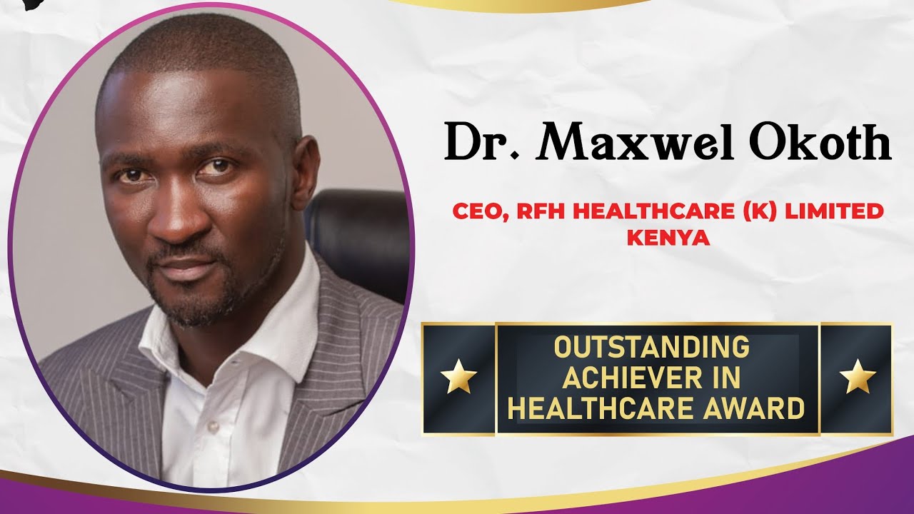 Dr Maxwell Okoth presentation at The Voice Achievers Awards 2022 YouTube