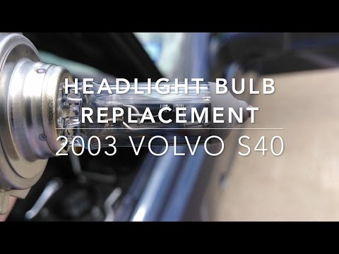 Headlight Bulb Replacement - 2003 Volvo S40