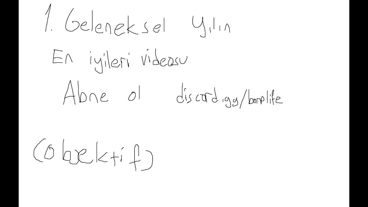 1. Geleneksel Çerezlik Yılın En İyileri Videosu (Objektif) #borp #salvatore #fivem