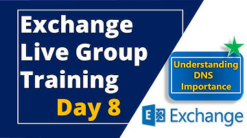Live Exchange Server Group Training - Day 8 | TechiJack