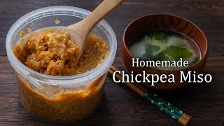 Homemade chickpea Miso paste recipe, Japanese fermented food
