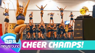 World Champion Cheerleaders Ready For Europes Biggest Compeion Newsround