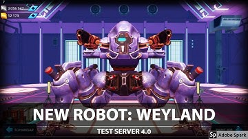 War Robots Test Server 4.0: New Spider Robot Weyland (Repair, Healing Robot)