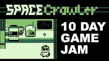 Starting Space Crawler - GB Studio Farming Adventure GAME BOY Game - GBJAM9