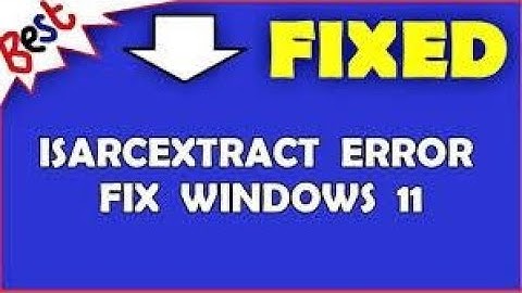 ERROR SOLVED: It Is Not Found Any File Specified for Isarcextract Windows 11/10/8/7 (2025)