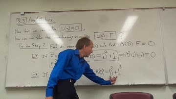 Annihilators - Part 1