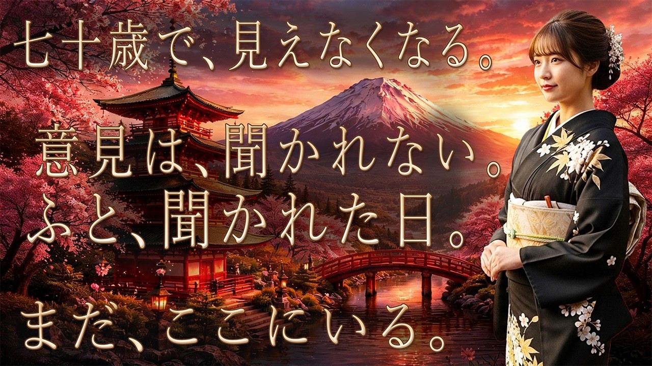 誰にも尋ねられなくなった日 ― 佐藤和江・70歳、肩書きの消えた公園から