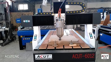 6012 CNC ROUTER TEST VIDEO