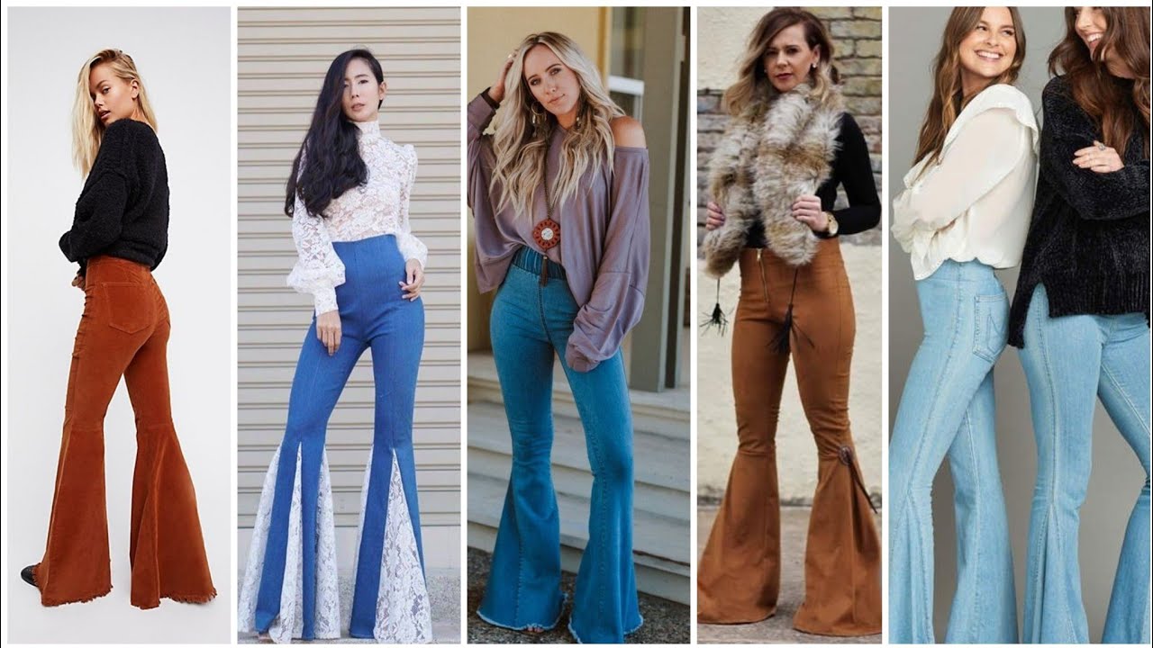 Women's Asymmetric Draped Frill Side Cigarette Trousers/ High Waisted  Ruffle Flare Bell Bottoms Pants /retro Boho/ Vintage 70s Fashion - Etsy