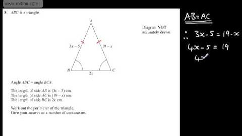 q8 Edexcel 1MA0 Higher November 2013  paper 1 Non Calculator GCSE maths