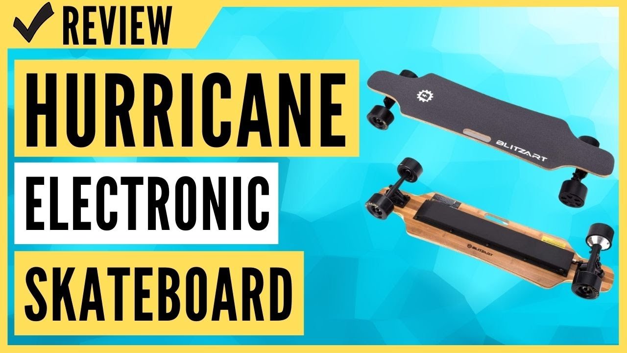 Blitzart 38" Hurricane Electric Longboard Electronic Skateboard Review