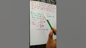 बंदर के चढ़ने और फिसलने से संबंधित ट्रिक/#shorts video/ssc/cpo/police/cds/nda/maths tricks/