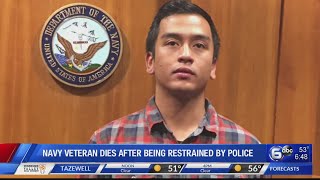 Family: Navy vet died after police knelt on his neck