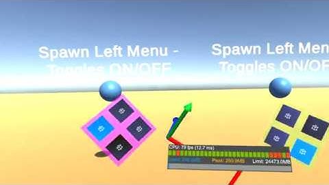 MRTK vNext RC1 Tutorial 03 Result - Video 01- Left and Right WMR Controller Context Menus
