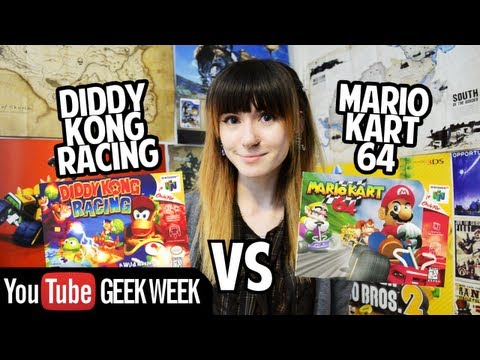 Mario Kart 64 vs. Diddy Kong Racing - THERE CAN ONLY BE ONE (Geek Week Premiere!)