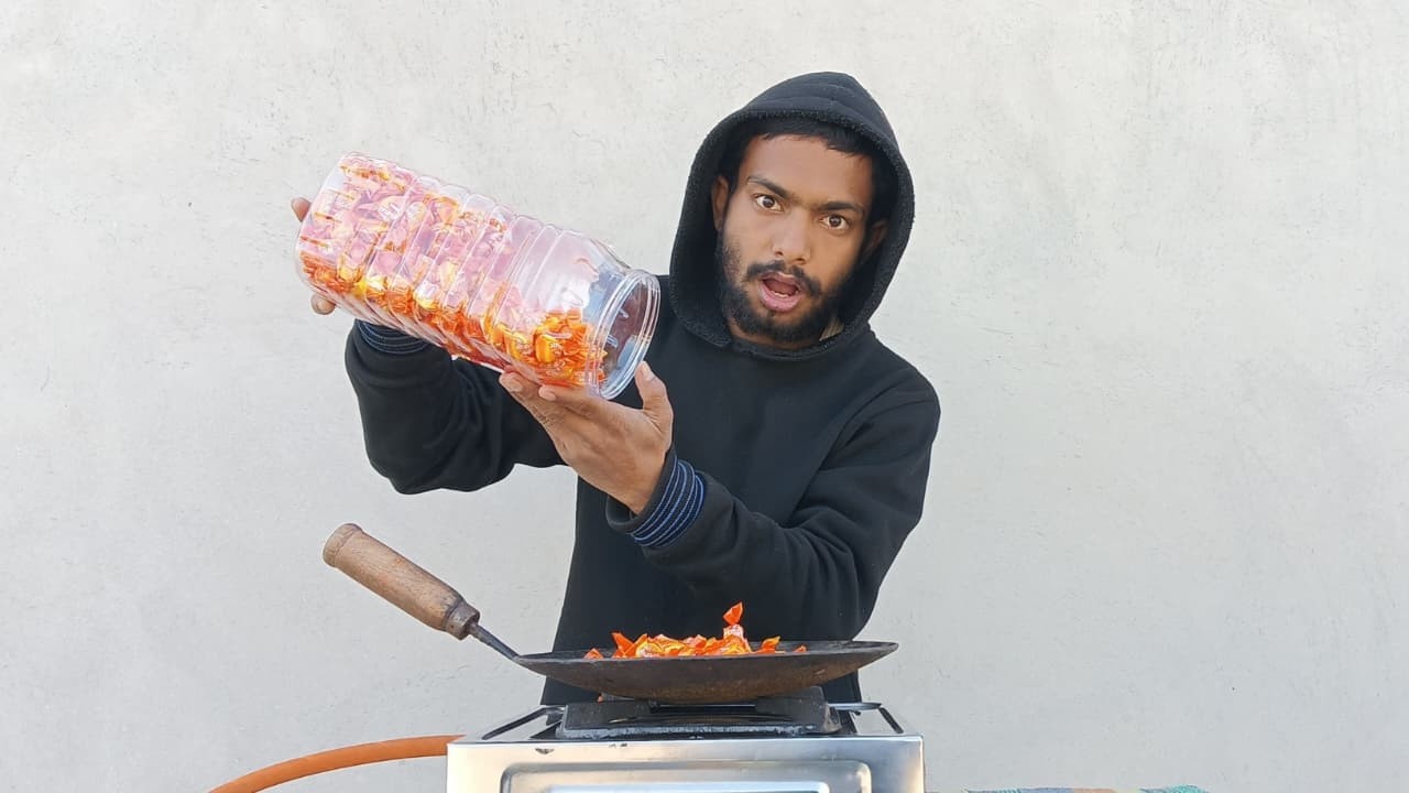 What Happened When The Candy Was Heated on a Frying Pan