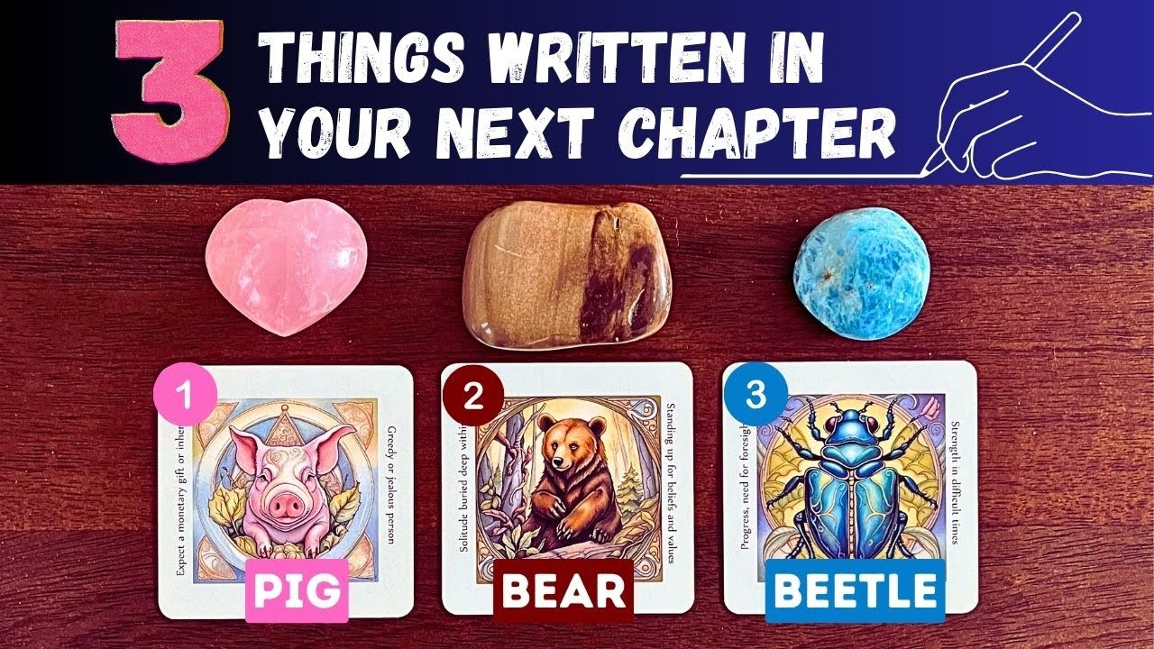 3 Things Written In Your Next Chapter (akashic records)⏐TAROT • pick a card