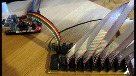 Raspberry Pi 128-Bit Parallel Output Port