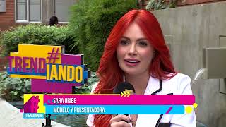 #FAMOSOSENTRENDIANDO - Sara Uribe, su primera aparición en la televisión la vivió en la universidad.