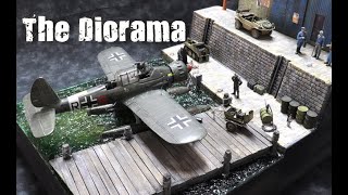 Diorama 1/48 Arado AR 196, Epoxi Resin, Wood and Rocks!