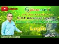 Logic | AL ICT | Unit 4 | Boolean Logic and Digital Circuit | in Tamil | தமிழில்
