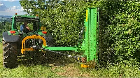 NEW 220 CM VERGE FLAIL MOWER HEAVY DUTY ON TRACTOR CUTTING