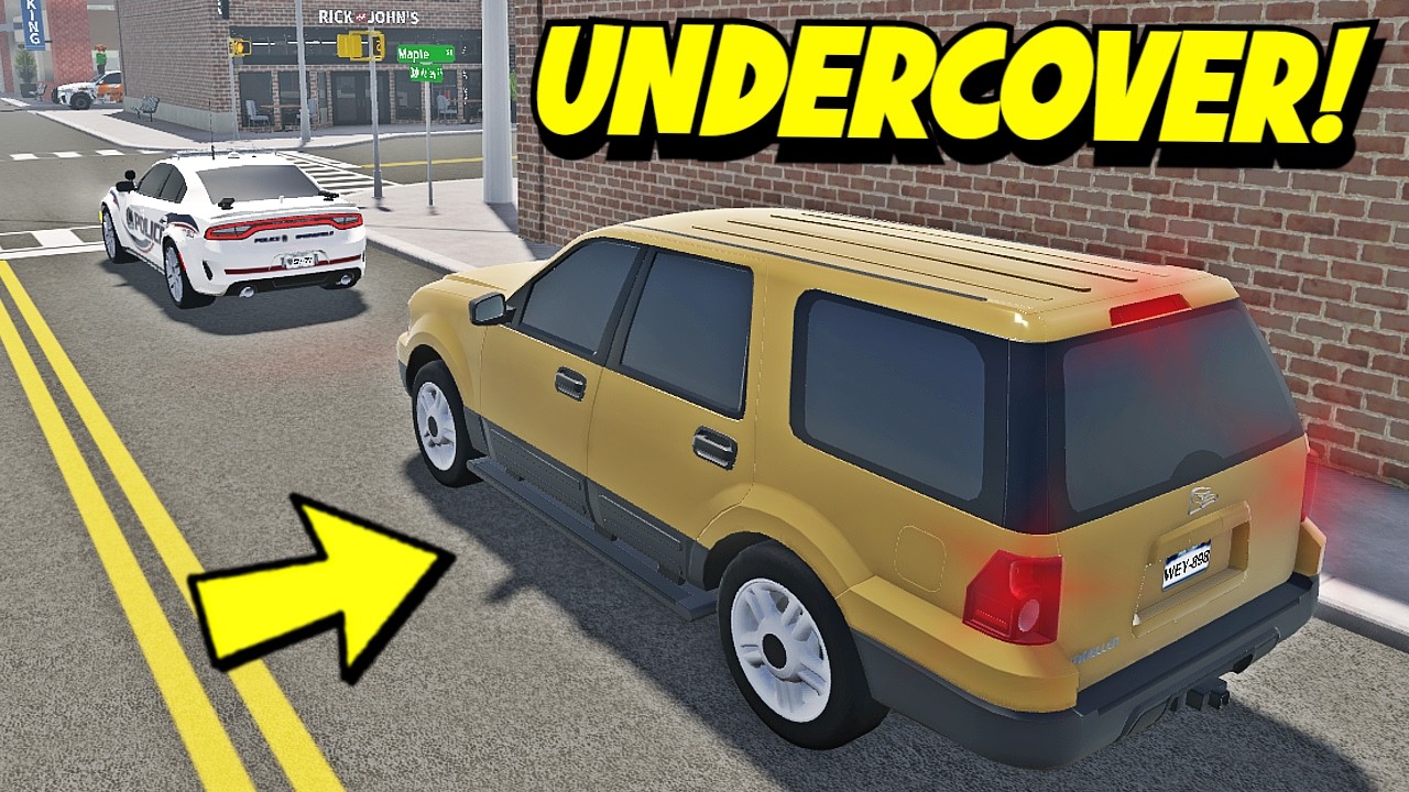 UNDERCOVER POLICE SHIFT! | ER:LC (Roblox)