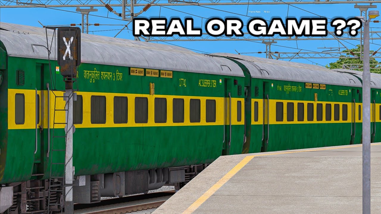 HEAVY RAIN WITH GARIBRATH EXPRESS FULL HD GAMEPLAY||RAILWORKS||INDIAN TRAIN SIMULATOR