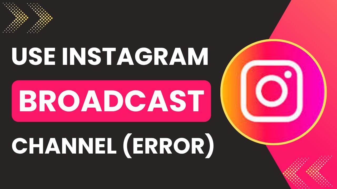 How to Use Instagram Broadcast Channel in 2025 - YouTube