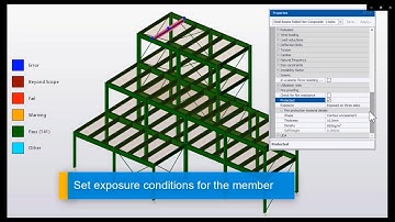 Fireproofing in Tekla Structural Designer
