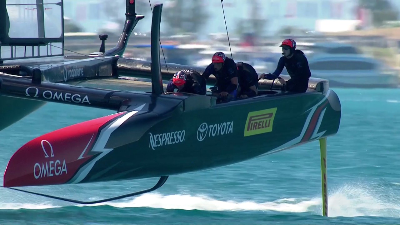 Peter Burling on how ETNZ have more speed and the range of those foils