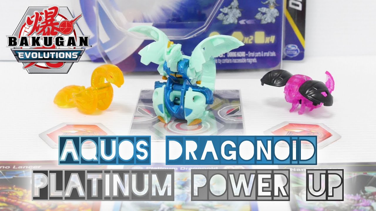AQUOS DRAGONOID PLATINUM POWER UP Pack | Bakugan Evolutions