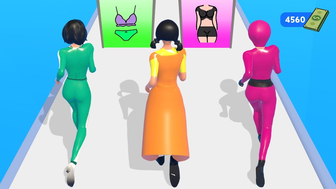 [모바일게임] 오징어게임 캐릭터로 만들어요! Build A Queen