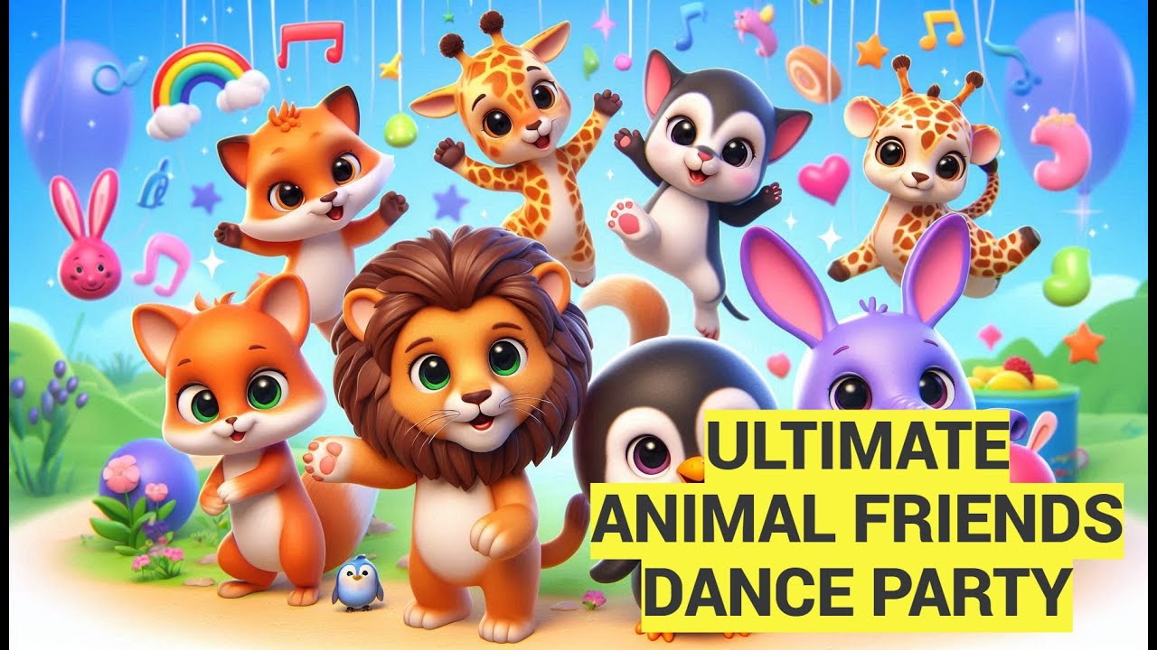 Ultimate Animal Friends Dance Party 🦊🐱🐶 | Kids Songs Compilation | Fun Kids Song