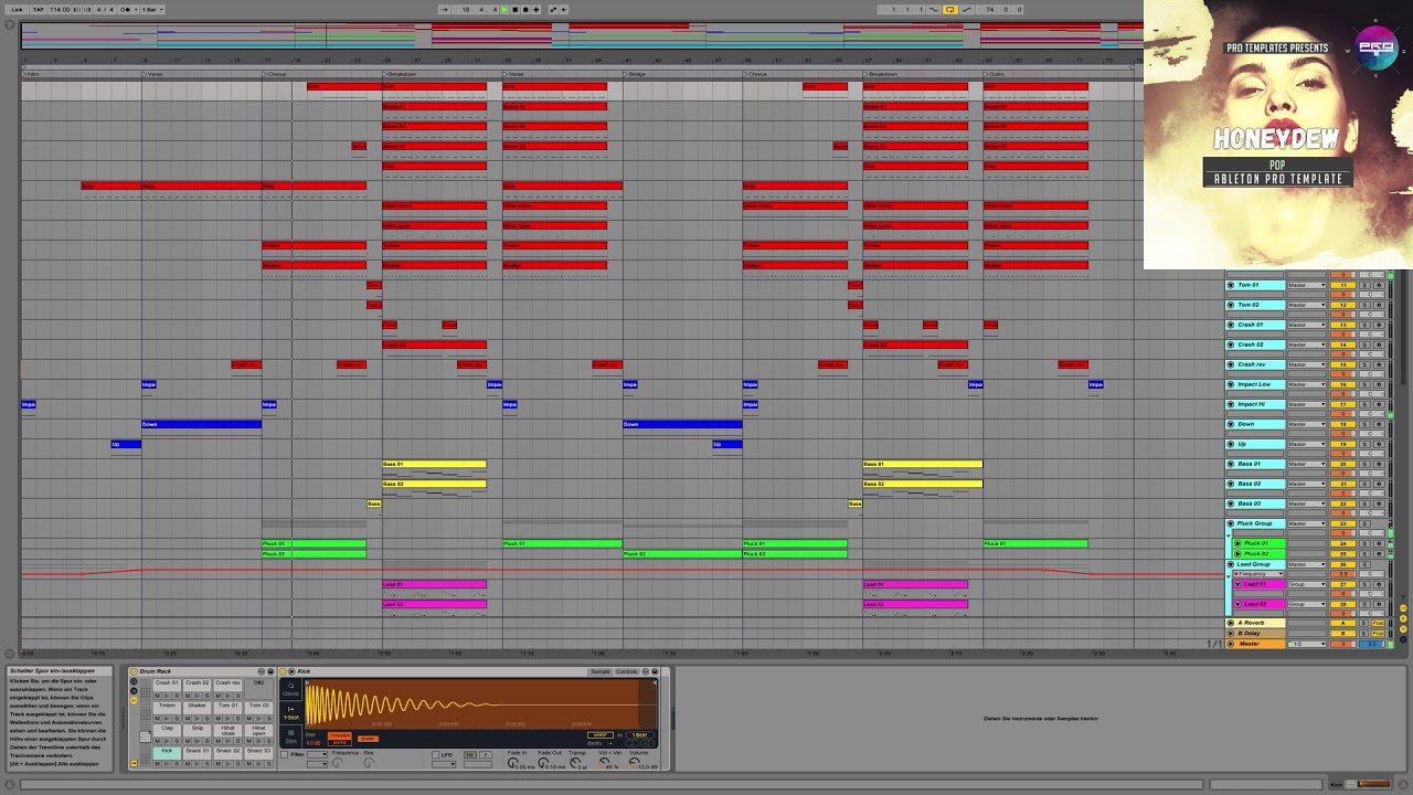 Ableton Live Template Honeydew - YouTube