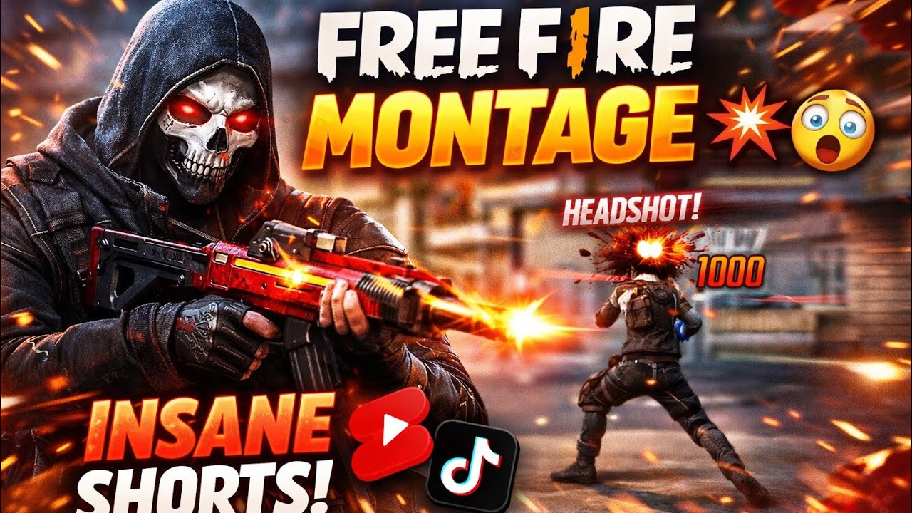 “NO SKILL? WATCH THIS FREE FIRE MONTAGE 🔥💀”