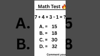 Can You Pass This Math Test? | 90% Will Fail!